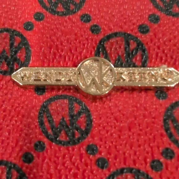 Wendykeen Red Pattern Wristlet Wallet Compartments - Picture 7 of 7